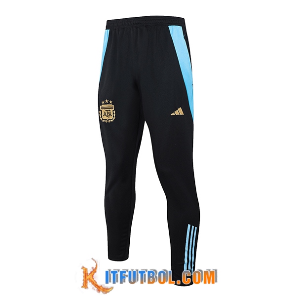 Pantalon Entrenamiento Argentina Negro/Azul 2024/2025