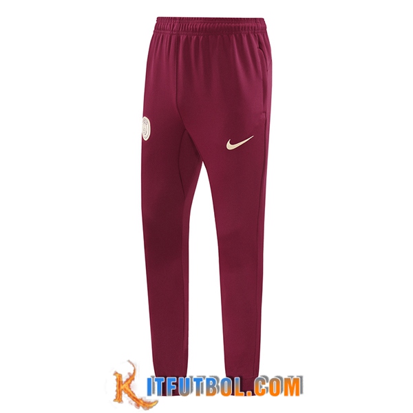 Pantalon Entrenamiento PSG Rojo/Verde 2024/2025 -02