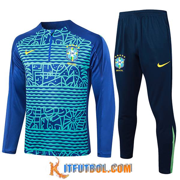 Chandal Equipos De Futbol Brasil Azul 2024/2025