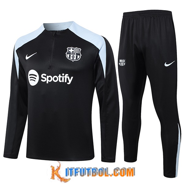 Chandal Equipos De Futbol FC Barcelona Negro/Gris 2024/2025