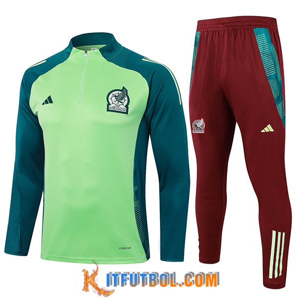 Chandal Equipos De Futbol México Verde/Marrón 2024/2025