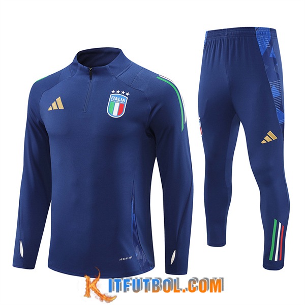 Chandal Equipos De Futbol Italia azul real 2024/2025 -04