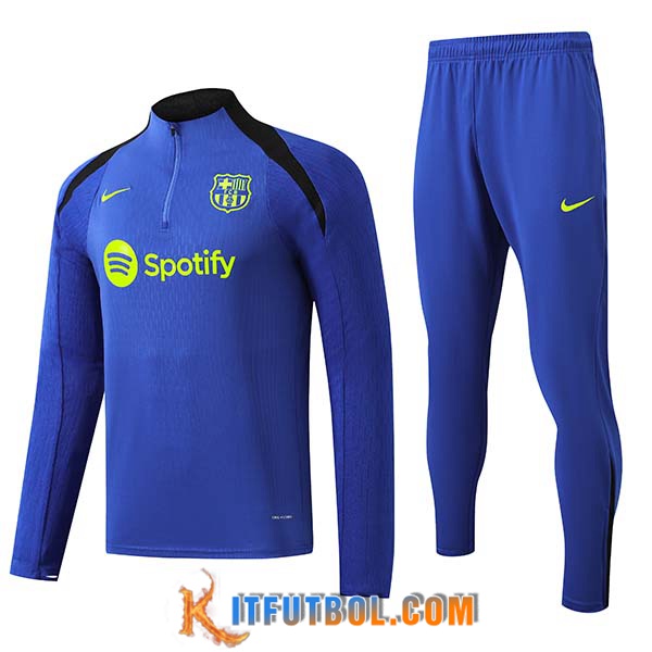 Chandal Equipos De Futbol FC Barcelona Azul/Negro 2024/2025 -02