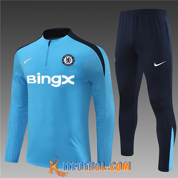 Chandal Equipos De Futbol FC Chelsea Ninos Azul/Negro 2024/2025 -02
