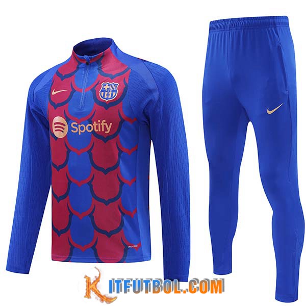 Chandal Equipos De Futbol FC Barcelona Ninos Azul/Rojo 2024/2025