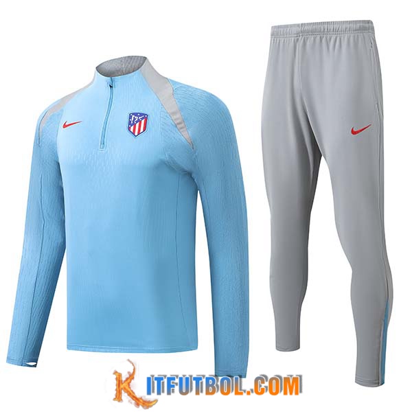 Chandal Equipos De Futbol Atletico Madrid Ninos Azul Claro 2024/2025 -02