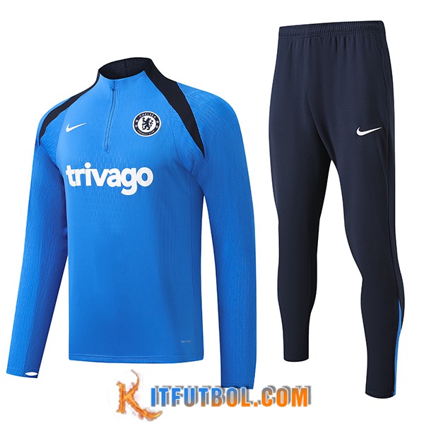 Chandal Equipos De Futbol FC Chelsea Ninos Azul/Negro 2024/2025 -03