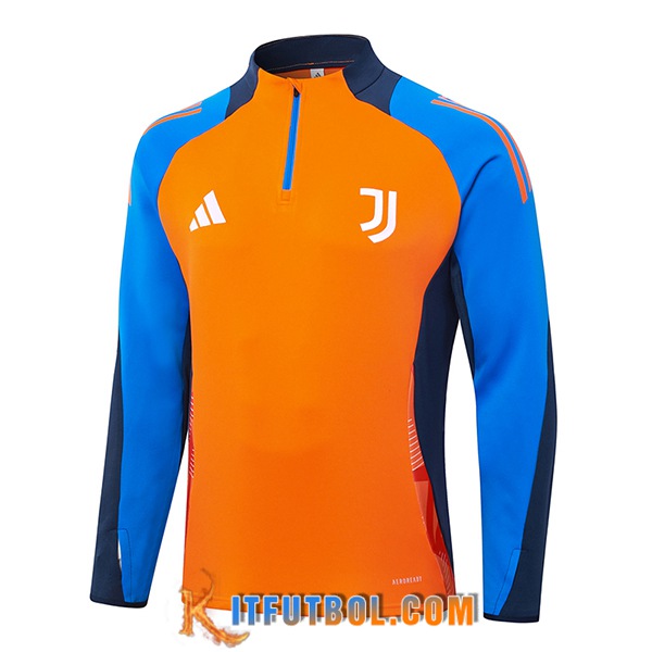 Sudadera De Entrenamiento Juventus Naranja/Azul 2024/2025