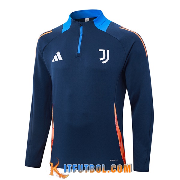 Sudadera De Entrenamiento Juventus Naranja/Azul 2024/2025 -02