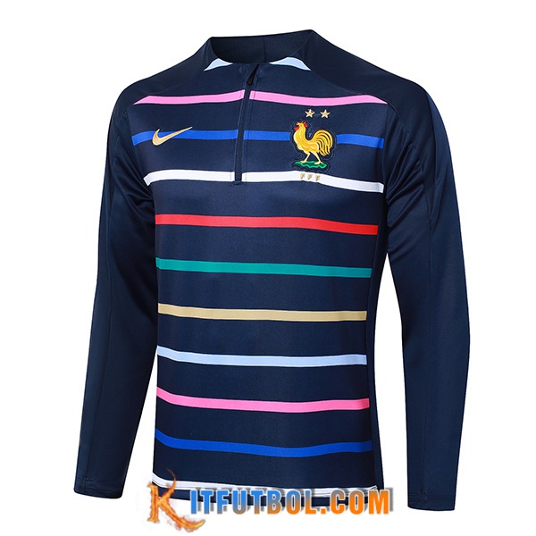 Sudadera De Entrenamiento Francia azul real 2024/2025