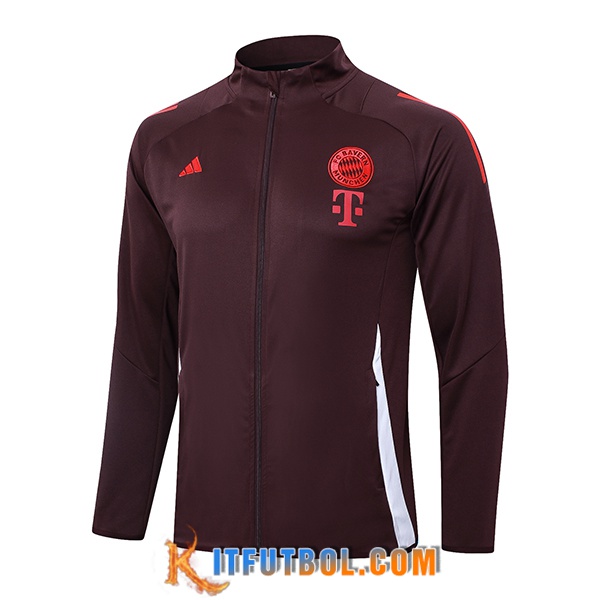 Chaquetas Futbol Bayern Munich Marrón/Rojo 2024/2025
