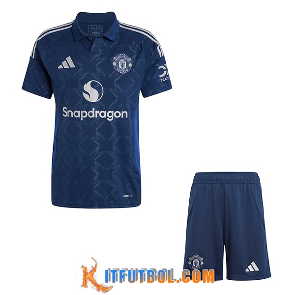 Nueva Camisetas De Futbol Manchester United Ninos Segunda 2024/2025