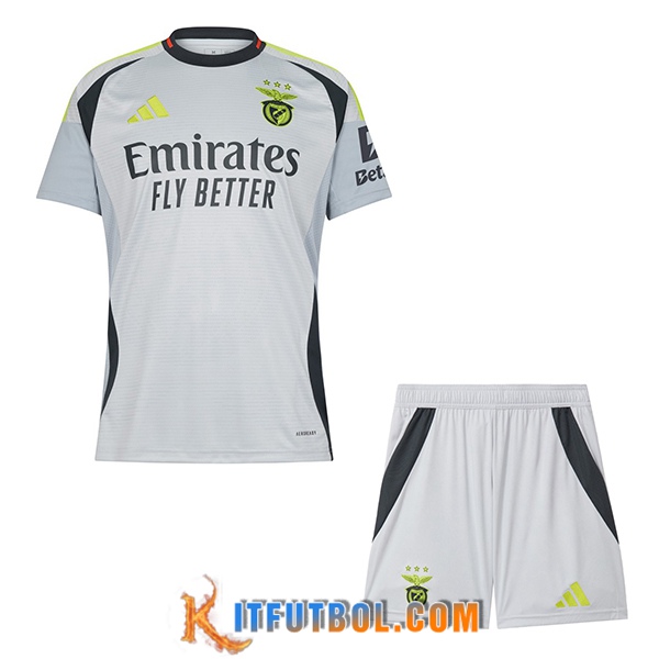 Nueva Camisetas De Futbol Benfica Ninos Tercera 2024/2025
