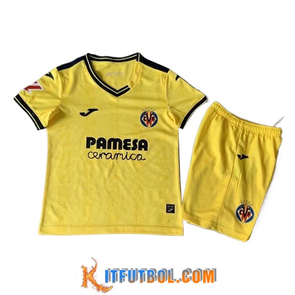Camisetas De Futbol Villarreal Ninos Primera 2024/2025