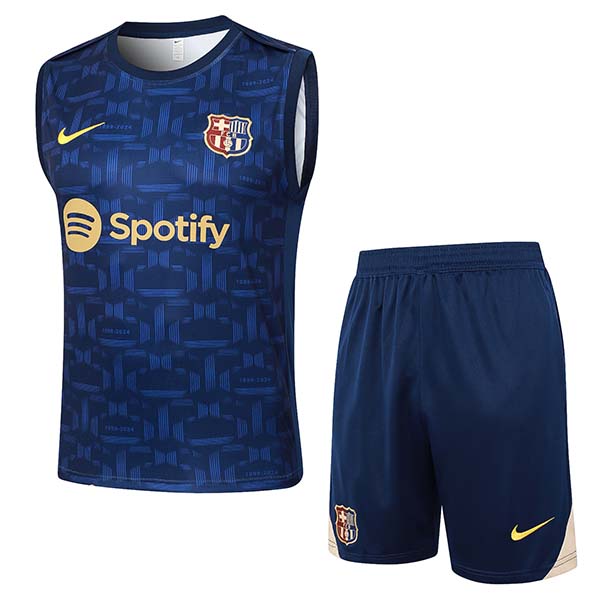 Camiseta Entrenamiento sin mangas FC Barcelona azul real 2024/2025