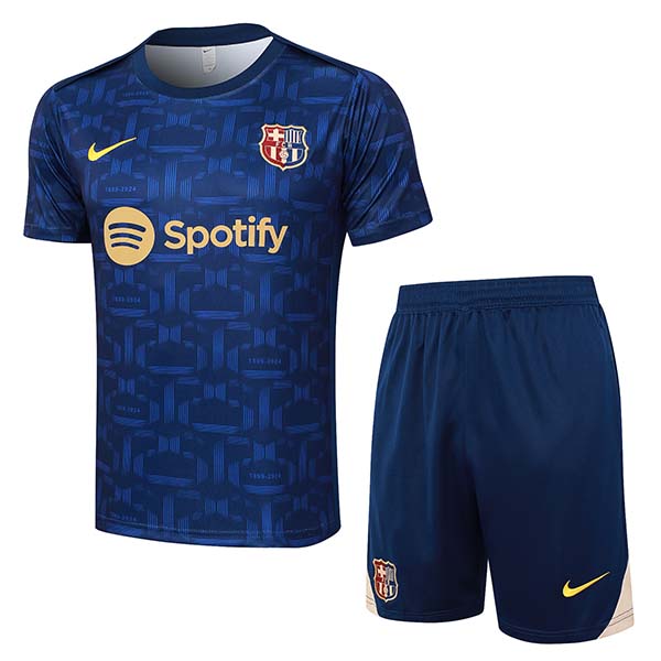 Camiseta Entrenamiento FC Barcelona azul real 2024/2025 -02