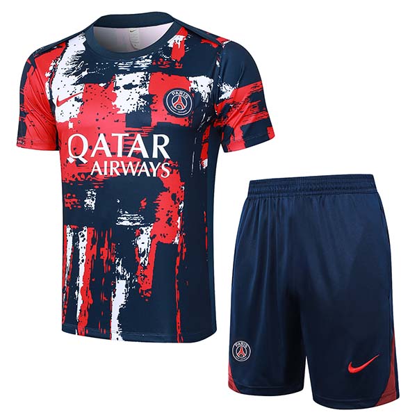 Camiseta Entrenamiento PSG Rojo/Azul 2024/2025