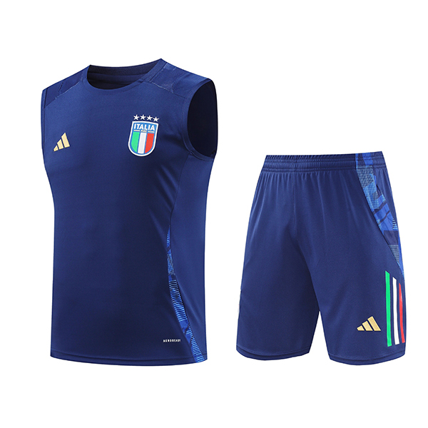 Camiseta Entrenamiento sin mangas Italia Azul/Blanco 2024/2025