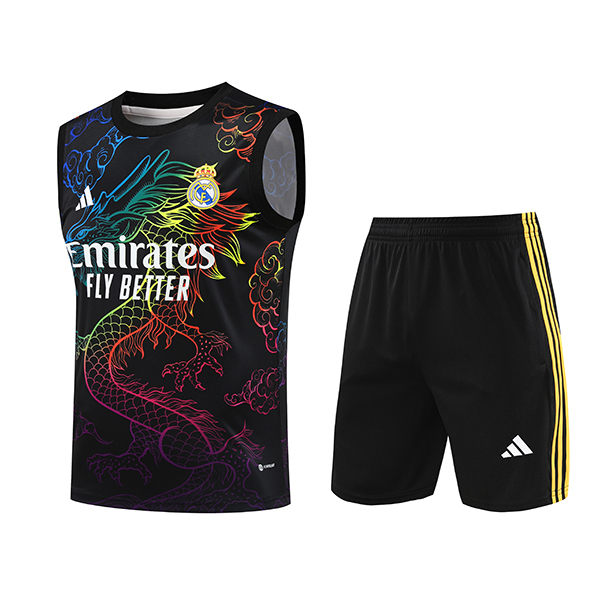 Camiseta Entrenamiento sin mangas Real Madrid Negro 2024/2025