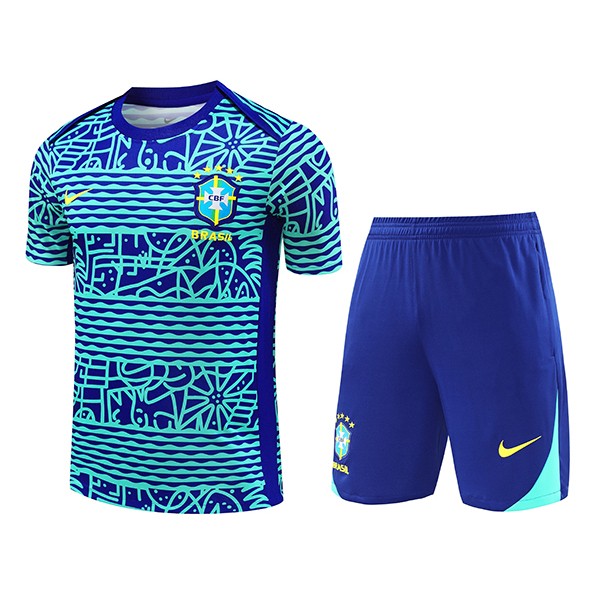 Camiseta Entrenamiento Brasil Azul/Verde 2024/2025 -03