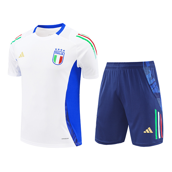 Camiseta Entrenamiento Italia Blanco/Azul 2024/2025