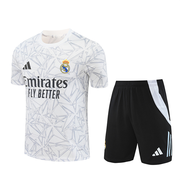 Camiseta Entrenamiento Real Madrid Blanco/Gris 2024/2025