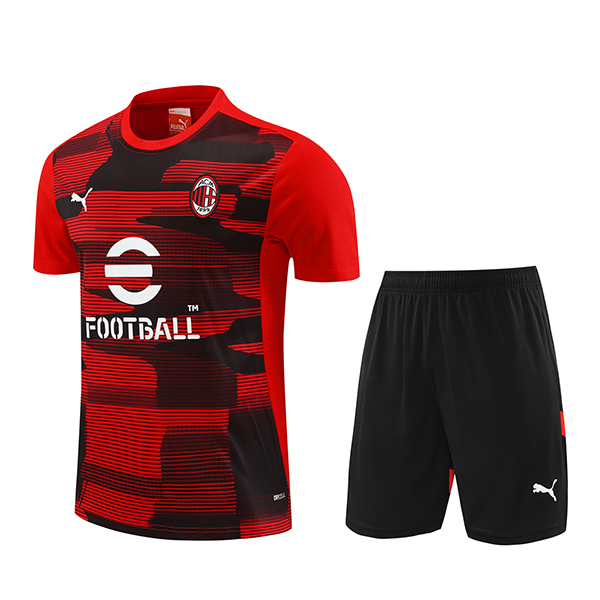 Camiseta Entrenamiento AC Milan Rojo/Negro 2024/2025