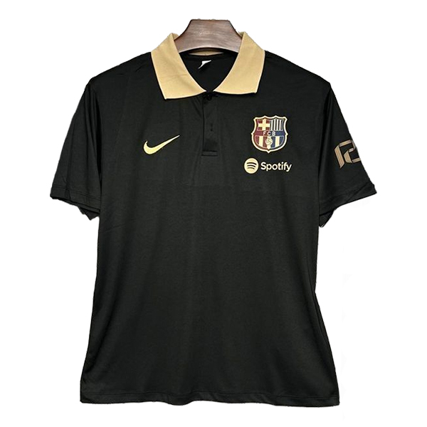 Camiseta Polo FC Barcelona Negro/Amarillo 2024/2025