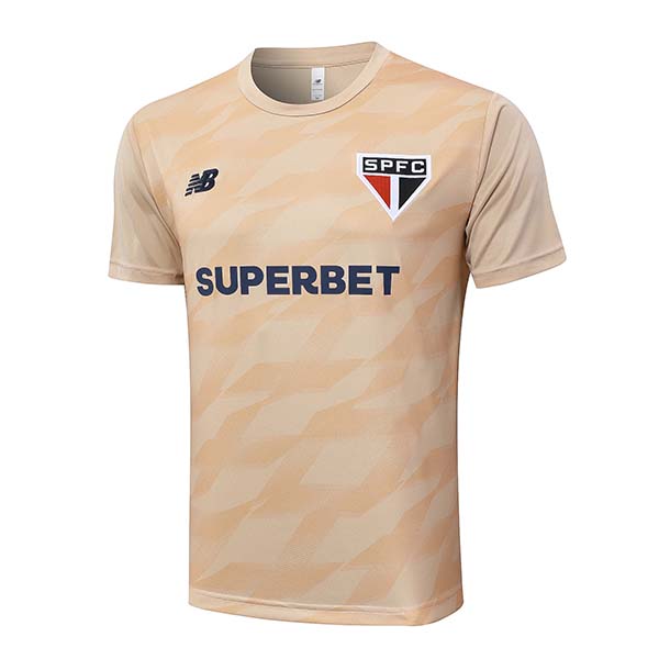 Camiseta Entrenamiento Sao Paulo FC Beige 2024/2025