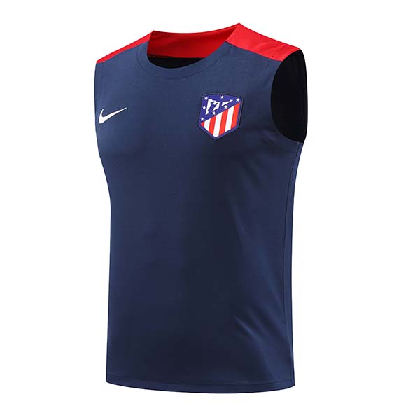 Chalecos De Futbol Atletico Madrid Azul/Rojo 2024/2025