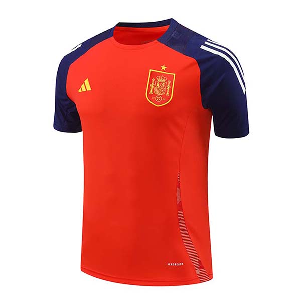 Camiseta Entrenamiento España Rojo/Azul 2024/2025