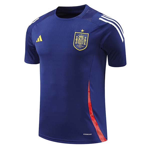 Camiseta Entrenamiento España Azul/Rojo 2024/2025