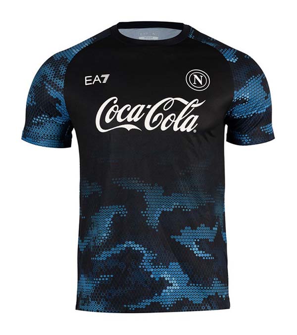 Camiseta Entrenamiento SSC Napoli Negro/Azul 2024/2025