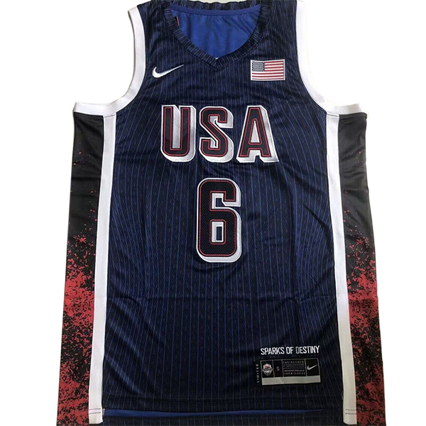 Camisetas USA (JAMES #6) 2024/25 Azul Oscuro -02