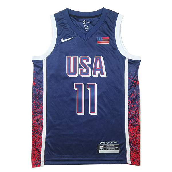 Camisetas USA (EMBIID #11) 2024/25 Azul/Rojo/Negro