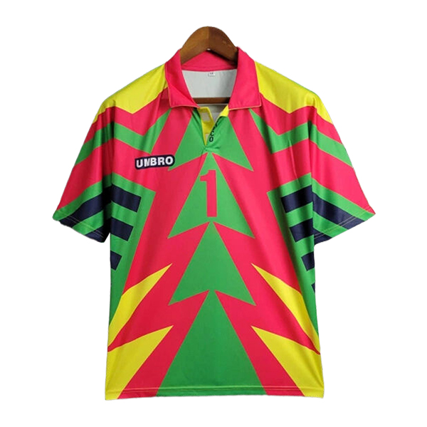 Camisetas De Futbol México Retro Portero Verde/Rojo 1998