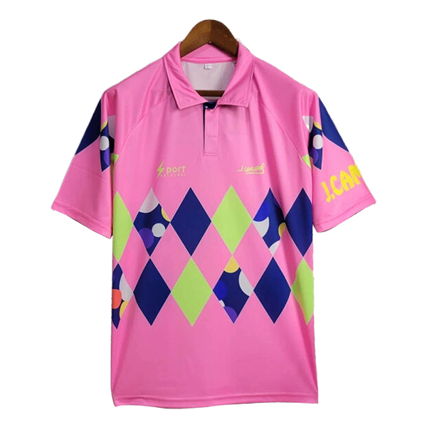 Camisetas De Futbol México Retro Portero Rosa/Azul