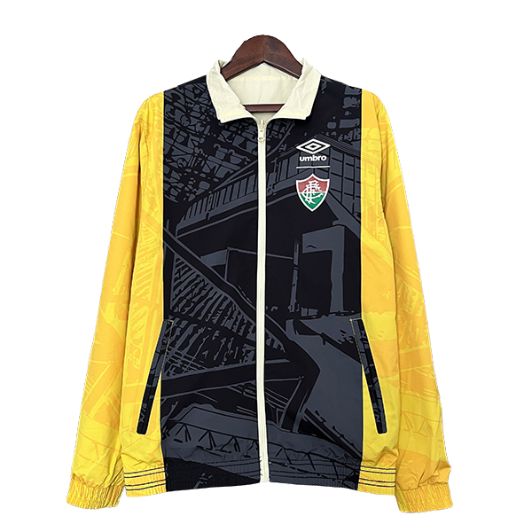 Rompevientos Fluminense Negro/Amarillo 2024/2025