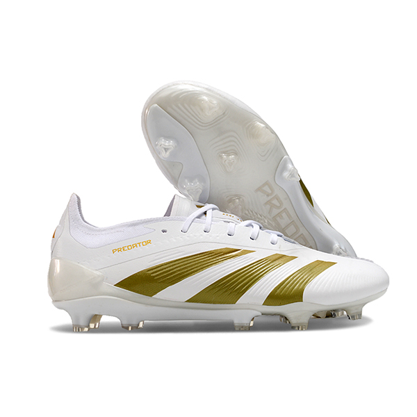Adidas Botas De Fútbol Predator Elite FG Blanco/Amarillo -02