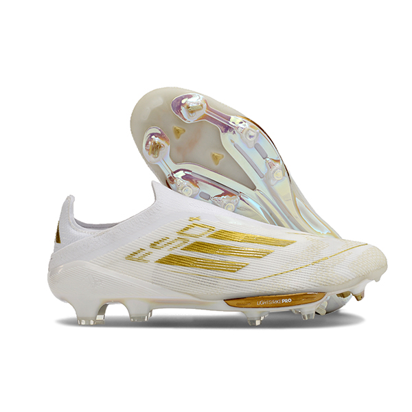 Adidas Botas De Fútbol F50+ FG Blanco/Amarillo