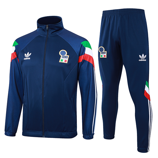 Chandal Equipos De Futbol Chaquetas Italia azul real 2024/2025 -05