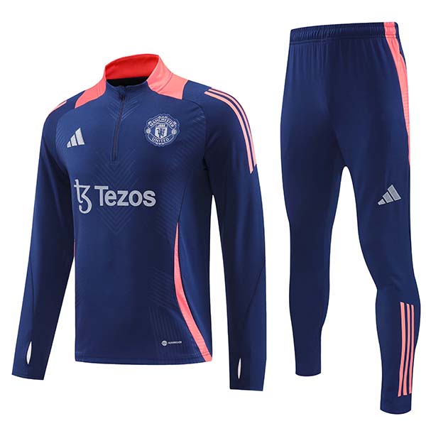 Chandal Equipos De Futbol Manchester United Azul/Rosa 2024/2025