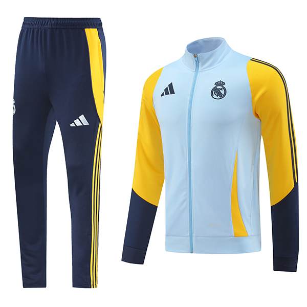Chandal Equipos De Futbol Chaquetas Real Madrid Azul/Amarillo 2024/2025