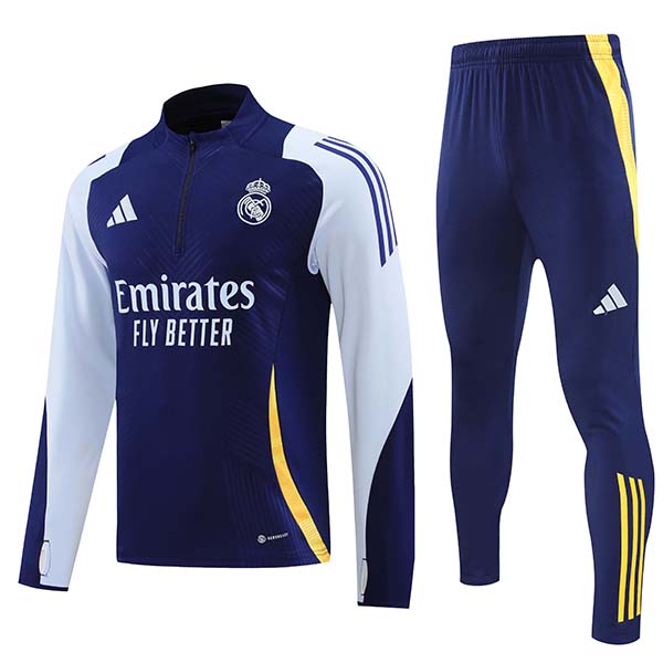 Chandal Equipos De Futbol Real Madrid Ninos Azul/Blanco 2024/2025