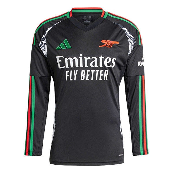 Nueva Camisetas De Futbol Arsenal Manga Largas Segunda 2024/2025