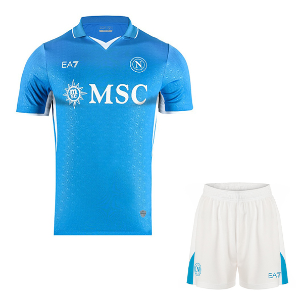 Nueva Camisetas De Futbol SSC Napoli Ninos Primera 2024/2025