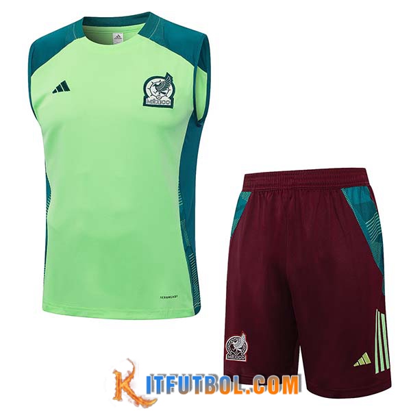 Camiseta Entrenamiento sin mangas México Verde 2024/2025
