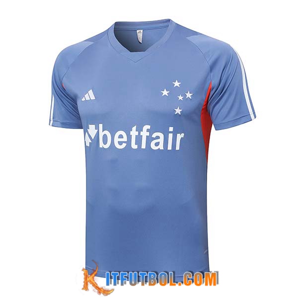 Camiseta Entrenamiento Cruzeiro Gris/Naranja 2024/2025