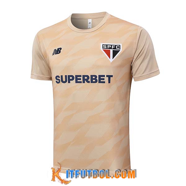 Camiseta Entrenamiento Sao Paulo FC Marrón 2024/2025