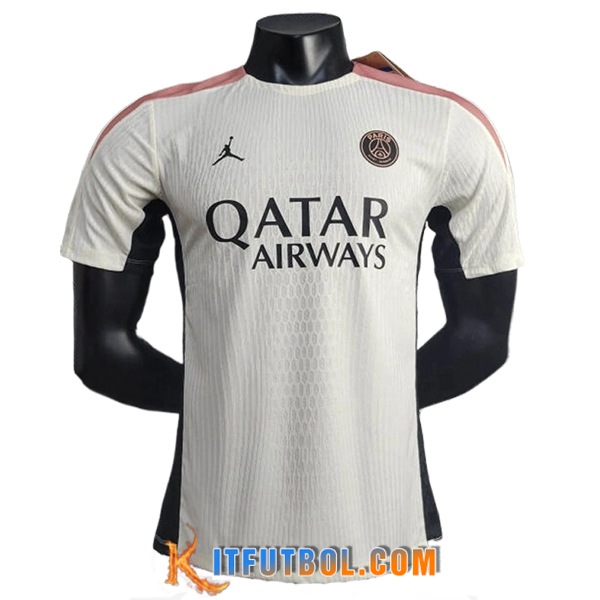 Camiseta Entrenamiento PSG Blanco/Rosa 2024/2025